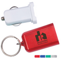 Mini Car Charger with Key Ring